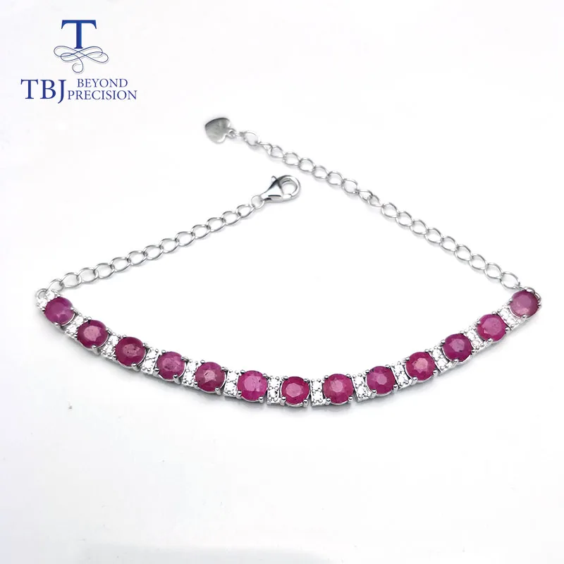 TBJ,100% natural 13pc 8.5ct red ruby precious gemstone bracelet summer 925 sterling silver fine jewelry for women mom nice gift
TBJ,100% natural 13pc 8.5ct red ruby precious gemstone bracelet summer 925 sterling silver fine jewelry for women mom nice gift