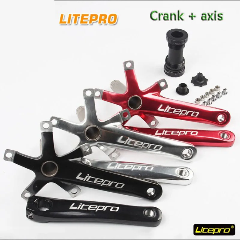130 BCD 170 mm Bicycle One Forged Integrated Spline Crankset for Folding Bike Aluminum Alloy Bicycle Crank 1 Set
130 BCD 170 mm Bicycle One Forged Integrated Spline Crankset for Folding Bike Aluminum Alloy Bicycle Crank 1 Set