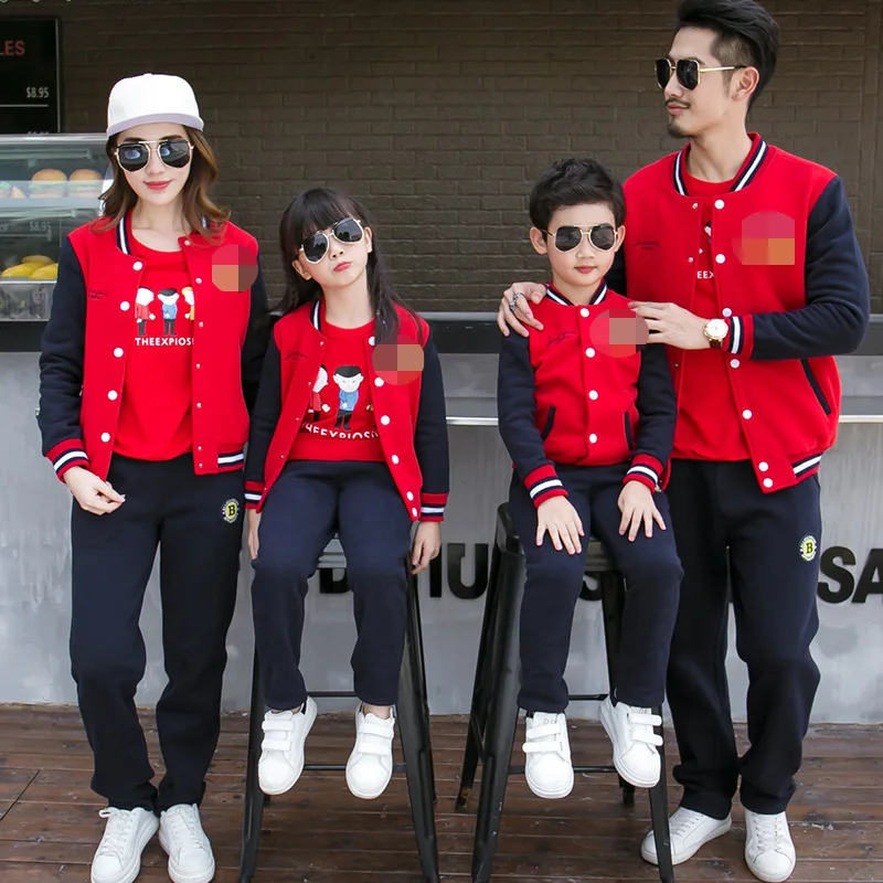 Фото Модная Одинаковая одежда для мамы и дочки кардиган куртка с длинными рукавами