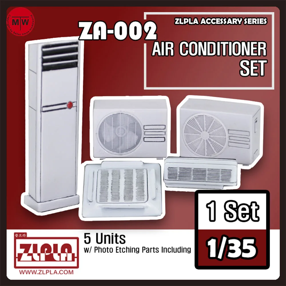 ZLPLA Genuine 1/35 Scale Air Conditinor Set Accessory Series Resin Assembly Model Kit ZA-002
ZLPLA Genuine 1/35 Scale Air Conditinor Set Accessory Series Resin Assembly Model Kit ZA-002