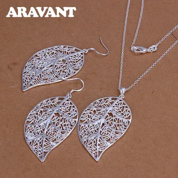 Bohemia Jewelry Set 925 Silver Jewelry Leaves Necklace Drop Earring For Women Party Jewelry Gifts
Bohemia Jewelry Set 925 Silver Jewelry Leaves Necklace Drop Earring For Women Party Jewelry Gifts