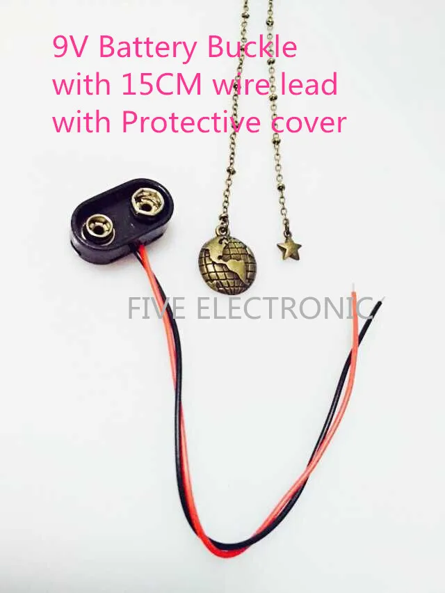 Good quality! 10pcs/Lot 9V Battery Buckle Connector 15CM Wire Lead Plastic shell Battery Lock with Protective Cover
Good quality! 10pcs/Lot 9V Battery Buckle Connector 15CM Wire Lead Plastic shell Battery Lock with Protective Cover