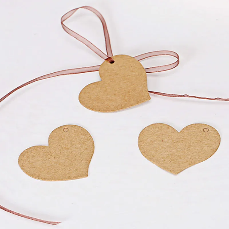 100Pcs Heart Shaped Brown Blank Kraft Bookmark Paper Tags Wedding Party Gift Tags DIY Label Wedding Christmas Decoration
100Pcs Heart Shaped Brown Blank Kraft Bookmark Paper Tags Wedding Party Gift Tags DIY Label Wedding Christmas Decoration