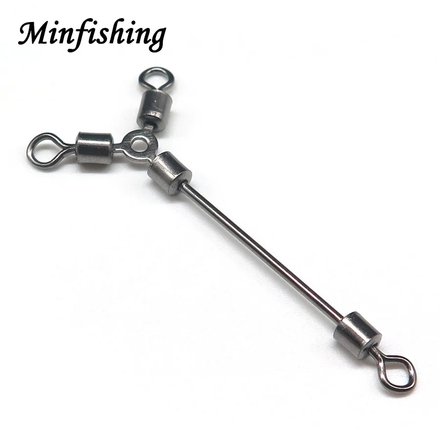 Minfishing 25pcs 3 way Long Swivels Ball Bearing Swivel Solid Rings Rolling Swivel Steel Hook Connector Sea Boat Fishing Hook
Minfishing 25pcs 3 way Long Swivels Ball Bearing Swivel Solid Rings Rolling Swivel Steel Hook Connector Sea Boat Fishing Hook