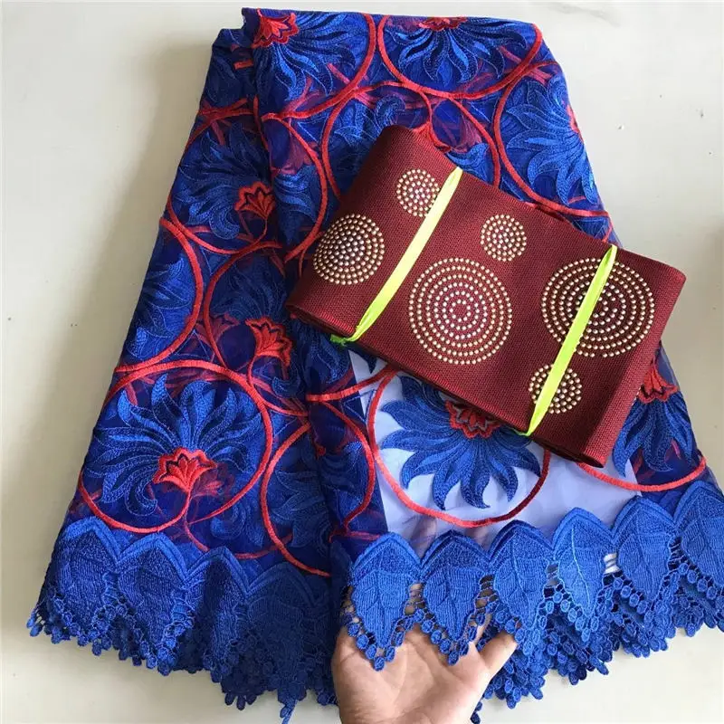 Royal Blue French Lace Matching Wine Color Aso Oke Nigerian Lace Fabrics With Stones Headties French Lace Fabric 30
Royal Blue French Lace Matching Wine Color Aso Oke Nigerian Lace Fabrics With Stones Headties French Lace Fabric 30