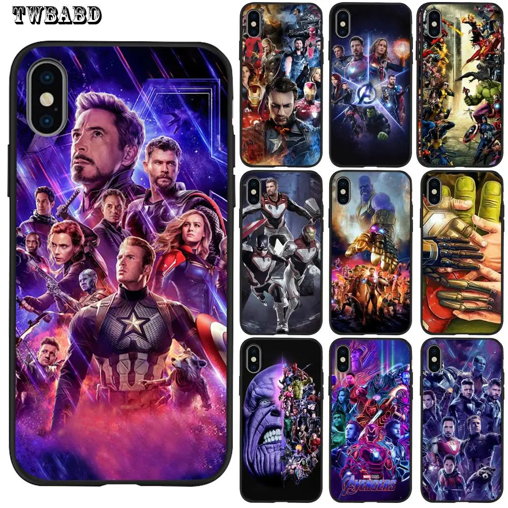 Luxury Marvel Avengers Thanos iron Man Thor Phone Case For iphone 8 7 X XS Max XR 6 7 8 Plus 5S SE Case Cover Etui Funda
Luxury Marvel Avengers Thanos iron Man Thor Phone Case For iphone 8 7 X XS Max XR 6 7 8 Plus 5S SE Case Cover Etui Funda