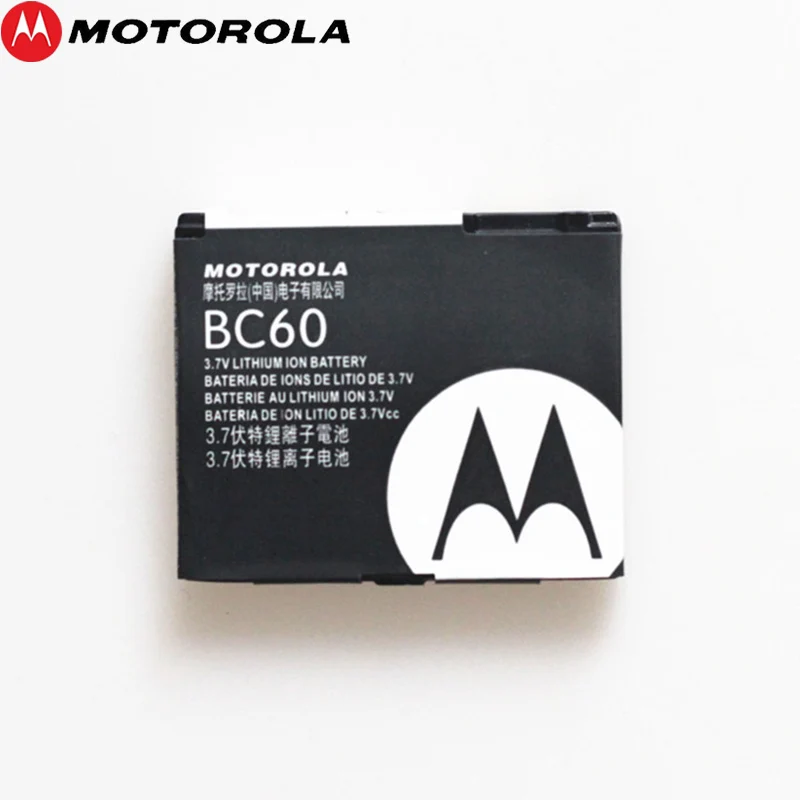 Motorola 100% Original BC60 850mAh New Battery For Motorola Moto C257 C261 E6 L7 V3x SLVR L7c SLVR L7i U6C W220 Pink
Motorola 100% Original BC60 850mAh New Battery For Motorola Moto C257 C261 E6 L7 V3x SLVR L7c SLVR L7i U6C W220 Pink