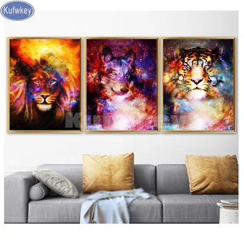 3 pcs 5D DIY diamond embroidery animal Kindred lion tiger wolf diamond painting cross Stitch full square Rhinestone mosaic decor
3 pcs 5D DIY diamond embroidery animal Kindred lion tiger wolf diamond painting cross Stitch full square Rhinestone mosaic decor