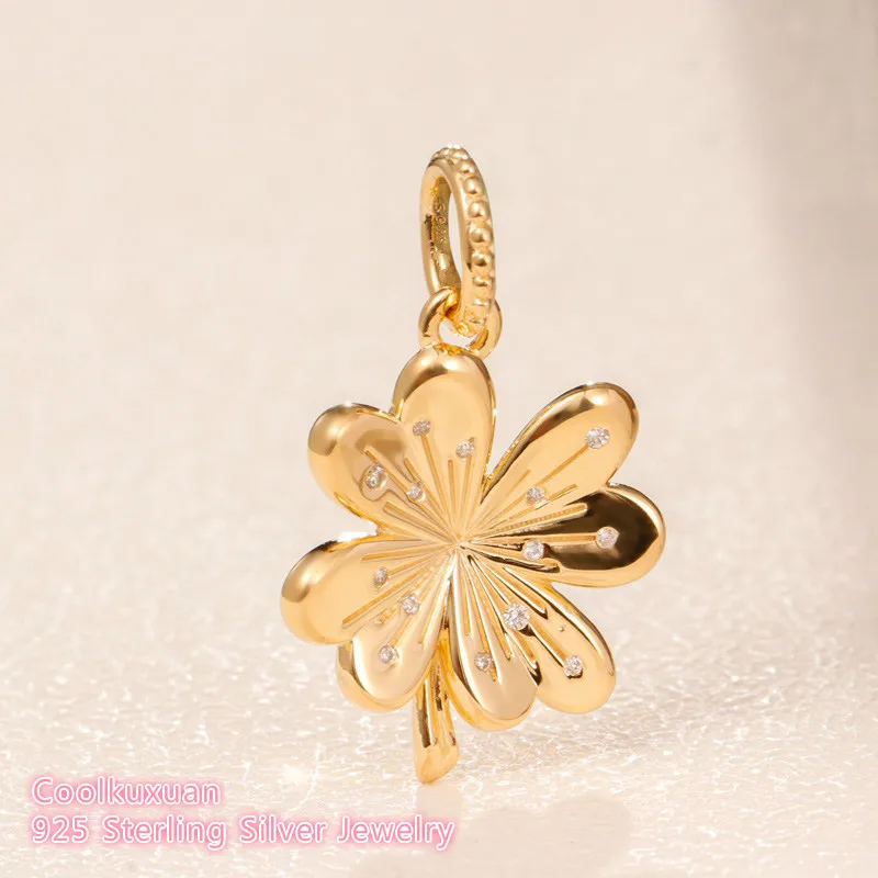 2019 Spring Original 100% 925 Sterling Silver Lucky Four-Leaf Clover Pendant, Yellow color beads Fits Pandora bracelets Jewelry
2019 Spring Original 100% 925 Sterling Silver Lucky Four-Leaf Clover Pendant, Yellow color beads Fits Pandora bracelets Jewelry
