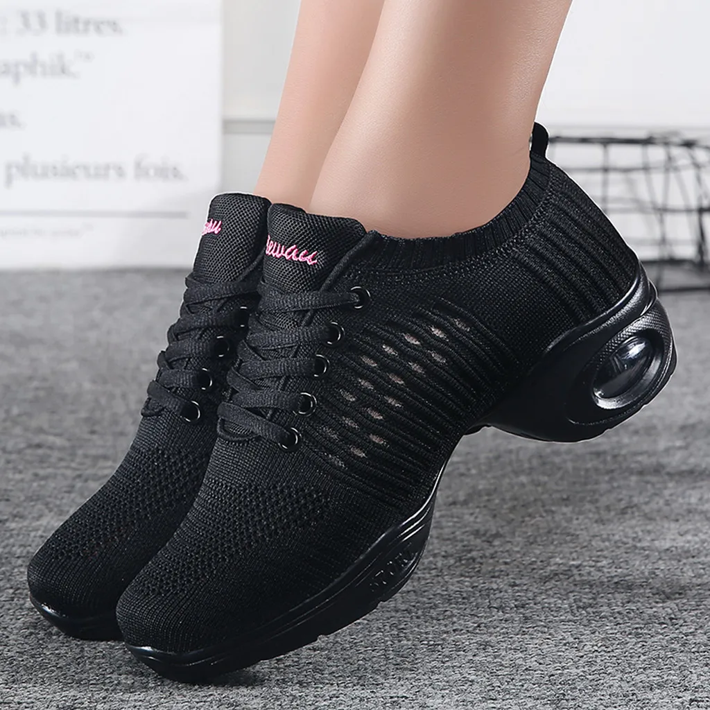 Autumn Women's Shoes T New 2019 Black White Mesh breathable Cross-tied non-slip sneakers dance shoes Anti Slip Increase Shoes
Autumn Women's Shoes T New 2019 Black White Mesh breathable Cross-tied non-slip sneakers dance shoes Anti Slip Increase Shoes