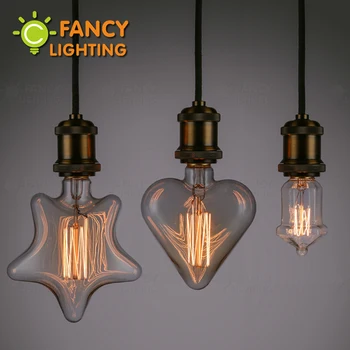 Decorative light bulb E27 vintage lamp 110/220V Star/Heart/Pavilion edison bulb for home/bedroom/living room decor lampada retro
Decorative light bulb E27 vintage lamp 110/220V Star/Heart/Pavilion edison bulb for home/bedroom/living room decor lampada retro