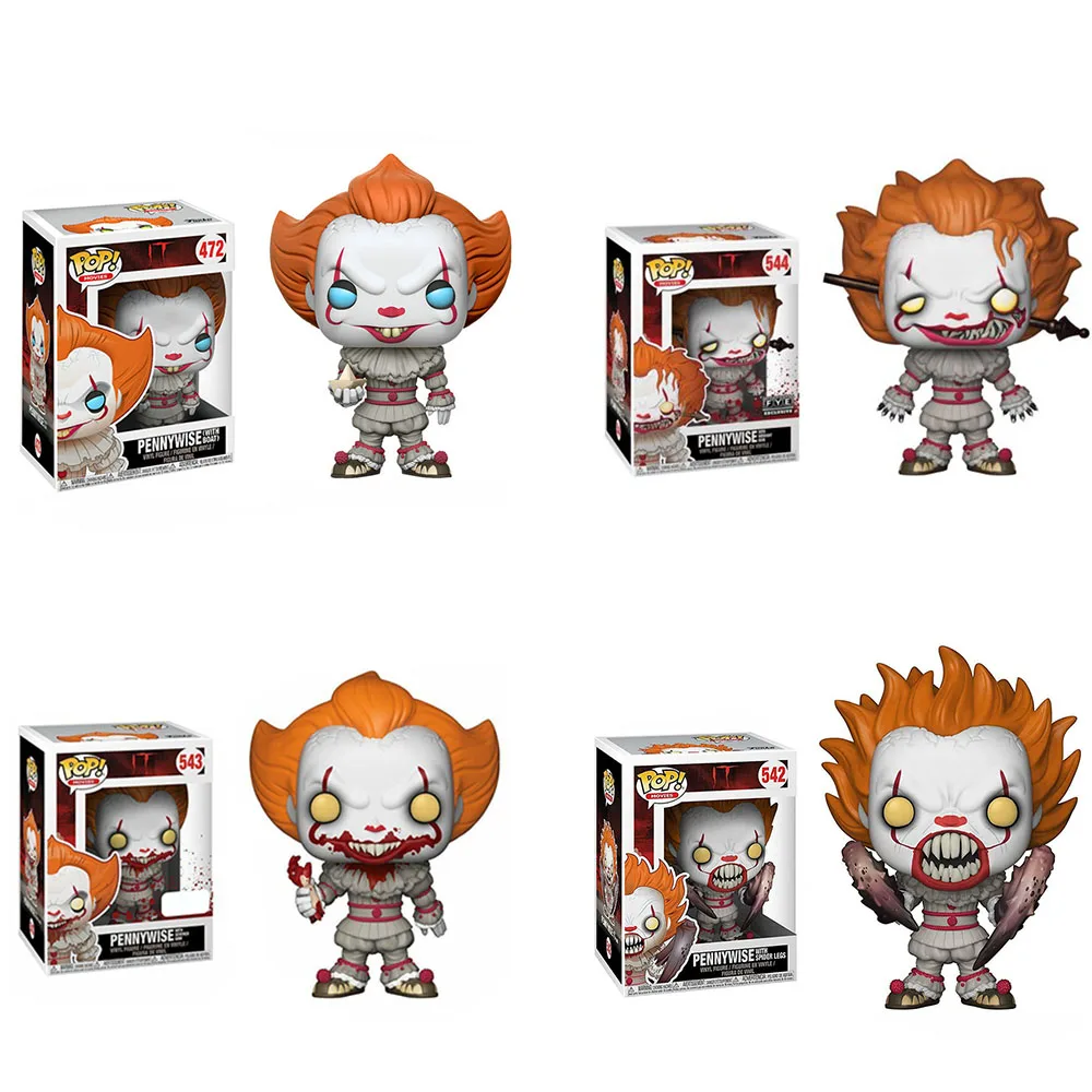 FUNKO POP 10cm Stephen King's It Vinyl Figure 4 Different Styles Pennywise Collection Action Figure Toys Vinyl Doll Gifts
FUNKO POP 10cm Stephen King's It Vinyl Figure 4 Different Styles Pennywise Collection Action Figure Toys Vinyl Doll Gifts