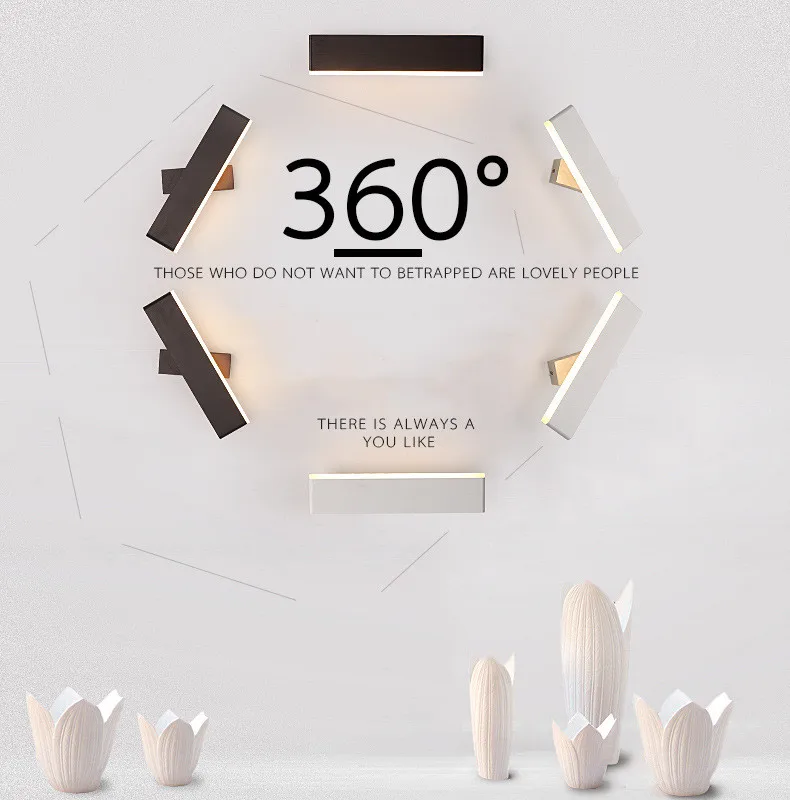 Modern minimalist creative led wall lamp indoor acrylic lighting bedroom bedside corridor corridor wall lamp can be rotated
Modern minimalist creative led wall lamp indoor acrylic lighting bedroom bedside corridor corridor wall lamp can be rotated
