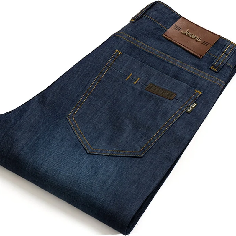 Man Thin Straight Long Jeans Male Middle-Aged Full Length Denim Jeans Male Smart Casual Classic Business Trousers AA51300
Man Thin Straight Long Jeans Male Middle-Aged Full Length Denim Jeans Male Smart Casual Classic Business Trousers AA51300