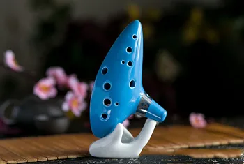 12 Hole Ocarina New Color Ceramic Alto C Legend of Zelda Ocarina Flute Blue Instrument Sky Blue Ocarina
12 Hole Ocarina New Color Ceramic Alto C Legend of Zelda Ocarina Flute Blue Instrument Sky Blue Ocarina
