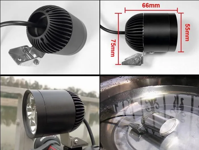 30W 12V 3000lm U2 cree motorcycle headlight 12