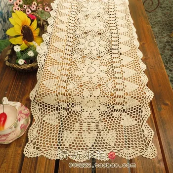 Hand crochet crocheted cabinet cover towel American tablecloth pure cotton knitting scarf hollowed-out table flag rice white 
Hand crochet crocheted cabinet cover towel American tablecloth pure cotton knitting scarf hollowed-out table flag rice white