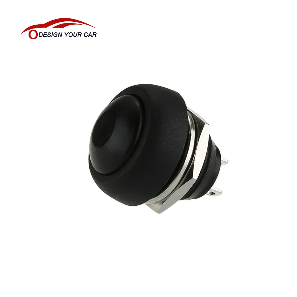 Car Push Button Switches Auto Vehicle Momentary Micro Switch Horn Mini 12V OFF/ON Doorbell for | Автомобили и мотоциклы
