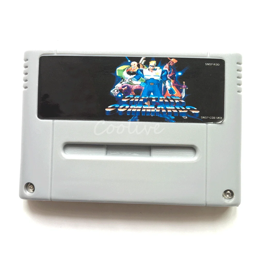 Captain Commando Video Game Card for 16 Bit Super Console EUR PAL Version 46 pin
Captain Commando Video Game Card for 16 Bit Super Console EUR PAL Version 46 pin