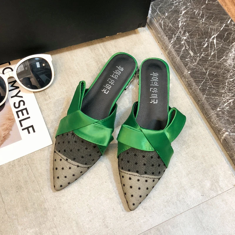 Moxxy Luxury Embroidered Flats Mules Lady Slippers Blue Satin Slip On Pointed Toe Women Mules Outdoor Slipper Shoes Woman Slides
Moxxy Luxury Embroidered Flats Mules Lady Slippers Blue Satin Slip On Pointed Toe Women Mules Outdoor Slipper Shoes Woman Slides