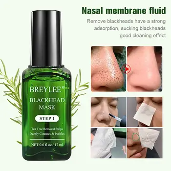 BREYLEE Blackhead Remover Mask Remove Blackhead Nose Membrane 17ML Nasal Membrane Fluid With 100PCS Nasal Tissue
BREYLEE Blackhead Remover Mask Remove Blackhead Nose Membrane 17ML Nasal Membrane Fluid With 100PCS Nasal Tissue