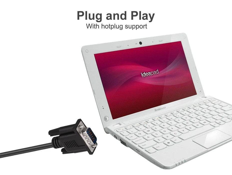 VGA to HDMI Cable Converter Adapter 3