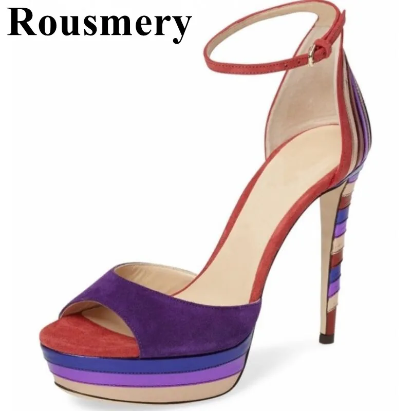 2019 Newest Mixed Color Platform Sexy Thin High Heel And Open Toe Buckle Strap Cover Heel Summer Fashion Women Sandals
2019 Newest Mixed Color Platform Sexy Thin High Heel And Open Toe Buckle Strap Cover Heel Summer Fashion Women Sandals