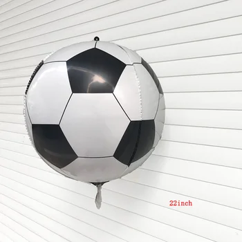 NEW 1pcs 22inch 4D Round football Foil Balloons wedding Birthday Party Decor Helium Inflatable Globos supply Boy Toys
NEW 1pcs 22inch 4D Round football Foil Balloons wedding Birthday Party Decor Helium Inflatable Globos supply Boy Toys