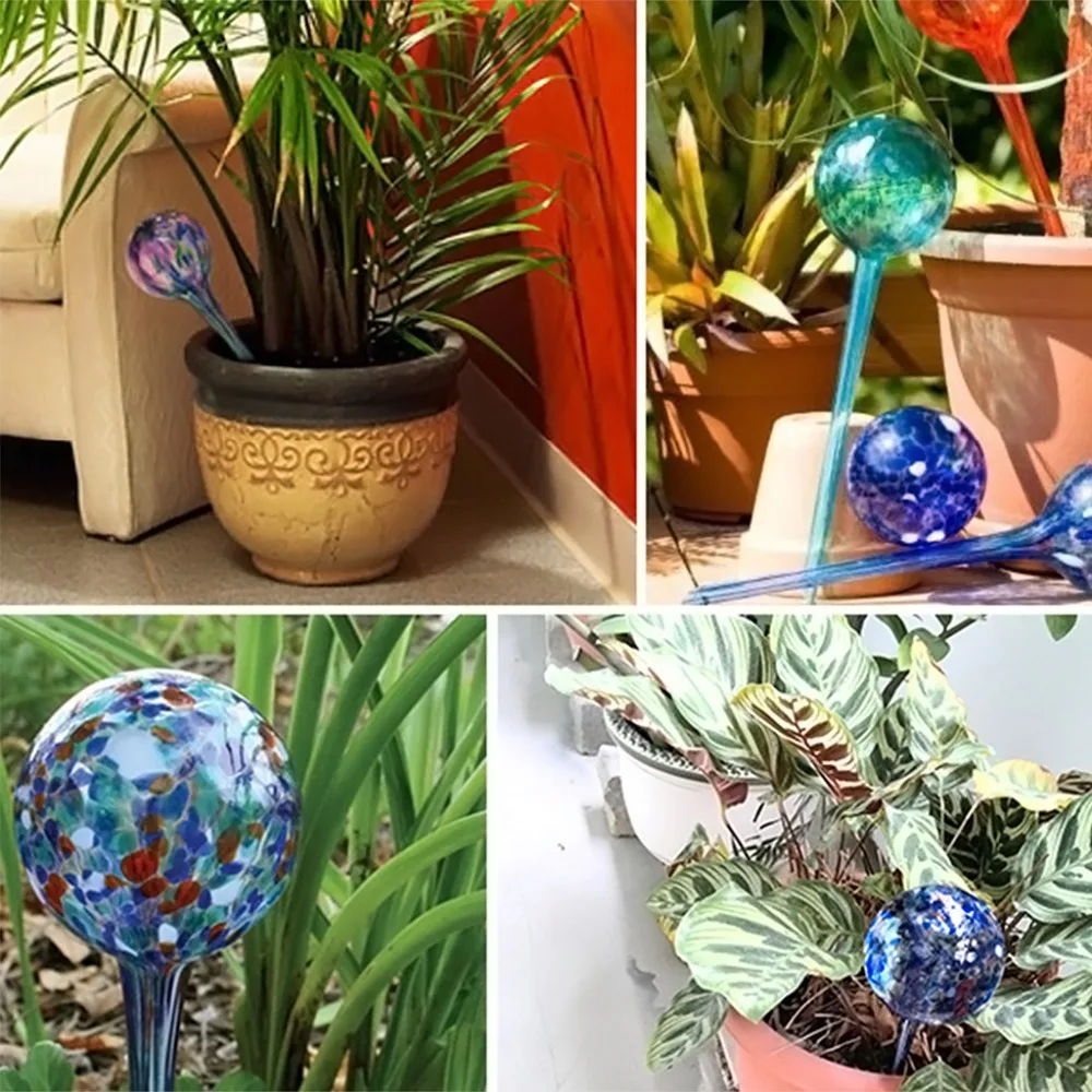 OOTDTY Automatic Watering Bulb Balls Glass Drip Irrigation Lazy Hydro Bonsai Gardening Tools 6cmx15cm
OOTDTY Automatic Watering Bulb Balls Glass Drip Irrigation Lazy Hydro Bonsai Gardening Tools 6cmx15cm