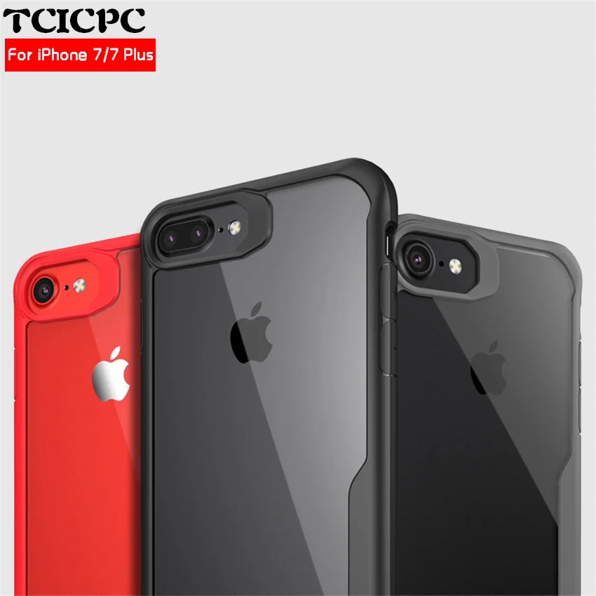 TCICPC for Iphone 8 Case Iphone 8 plus case Luxury silicone frame + acrylic transparent back cover case for Iphone 8 7 7 plus
TCICPC for Iphone 8 Case Iphone 8 plus case Luxury silicone frame + acrylic transparent back cover case for Iphone 8 7 7 plus