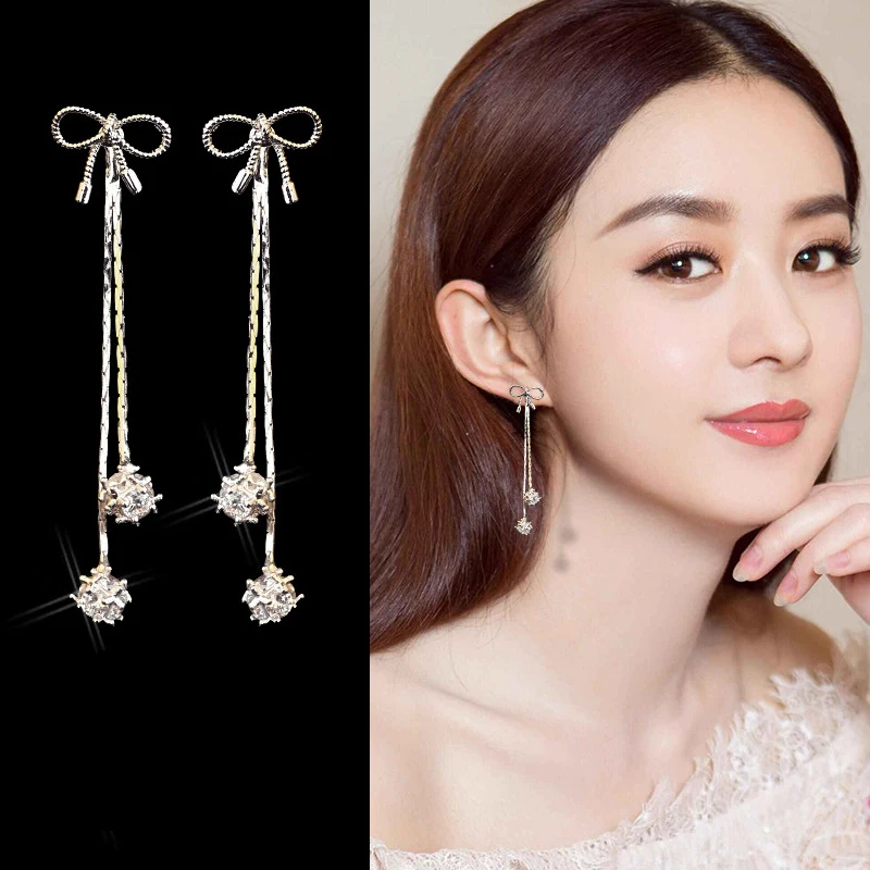 DreamySky 100% Real 925 Sterling Silver Tassel Cube Bow Drop Earrings For Women Party Jewelry Gift Pendientes joyas de plata 925
DreamySky 100% Real 925 Sterling Silver Tassel Cube Bow Drop Earrings For Women Party Jewelry Gift Pendientes joyas de plata 925