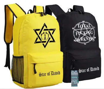 Men Women Total Fucing Darkness Jewish Star Of Dabid Israel Backpack Bag School Shoulder Students Bag 
Men Women Total Fucing Darkness Jewish Star Of Dabid Israel Backpack Bag School Shoulder Students Bag