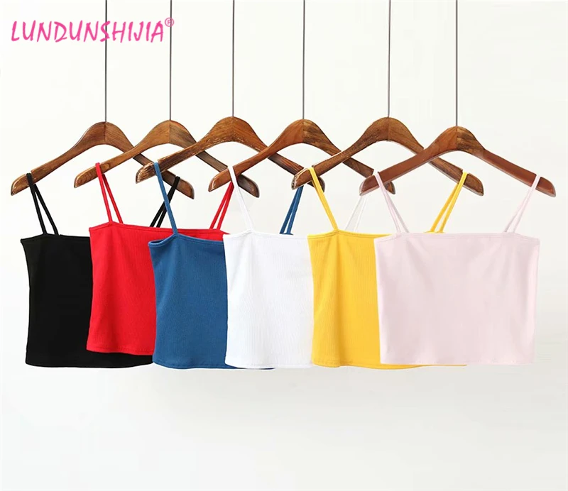 LUNDUNSHIJIA Elasticity Ribbed Camisole Tank Tops Summer Women Short Crop Top Streetwear Fashion Cool Girls Cropped Tees Camis
LUNDUNSHIJIA Elasticity Ribbed Camisole Tank Tops Summer Women Short Crop Top Streetwear Fashion Cool Girls Cropped Tees Camis