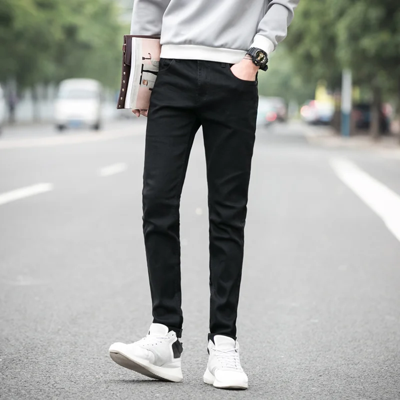 Jeans Men's Solid Color Cotton Jeans Skinny Denim Pants Men's Fashion Casual Young Students Simple Jeans Size 27-34
Jeans Men's Solid Color Cotton Jeans Skinny Denim Pants Men's Fashion Casual Young Students Simple Jeans Size 27-34