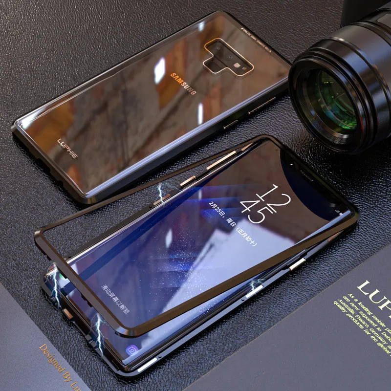 Transparent Tempered Glass Magnetic Flip Case For Samsung S21 Ultra S20 S10 Plus Note 20 10 8 9 Aluminum Metal Adsorption Cover
Transparent Tempered Glass Magnetic Flip Case For Samsung S21 Ultra S20 S10 Plus Note 20 10 8 9 Aluminum Metal Adsorption Cover