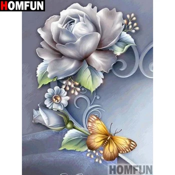 HOMFUN Full Square/Round Drill 5D DIY Diamond Painting "Flower butterfly" Ermboidery Cross Stitch 5D Home Decor Gift A15337
HOMFUN Full Square/Round Drill 5D DIY Diamond Painting "Flower butterfly" Ermboidery Cross Stitch 5D Home Decor Gift A15337