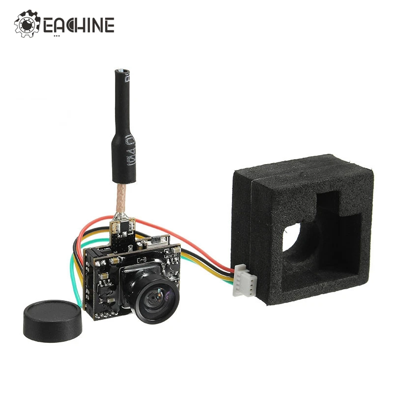 Мини FPV камера для радиоуправляемого дрона переключаемая с OSD AIO 5 8G 72 канала VTX 600TVL