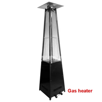 

Mobile tower - shaped flame liquefied gas heating furnace quadrilateral glass tube outdoor commercial gas heater 12.9KW