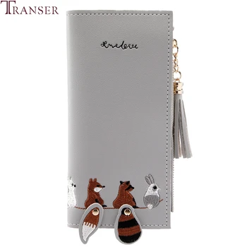 Transer Women Long Clutch Wallet fashion cute Fox Cat Tassel Coin Purse Card Holders Female Large Capacity Handbag Carteras #40
Transer Women Long Clutch Wallet fashion cute Fox Cat Tassel Coin Purse Card Holders Female Large Capacity Handbag Carteras #40