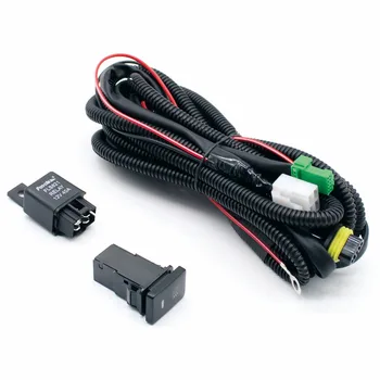 Set of Wiring Harness Sockets Wire + Switch with LED indicators Relay Cable for Fog Light Lamp for Toyota
Set of Wiring Harness Sockets Wire + Switch with LED indicators Relay Cable for Fog Light Lamp for Toyota