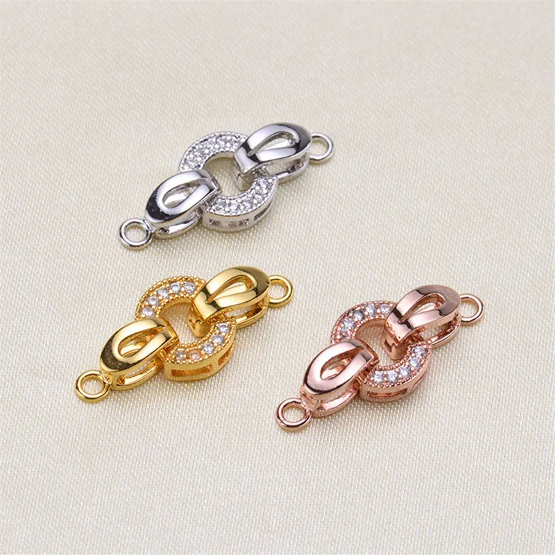 Jewelry Making DIY Golden/Silvery Connector Clasps Findings Women Fashion Beads Pearls Bracelets Metal Clasps Accessories YLPJ1
Jewelry Making DIY Golden/Silvery Connector Clasps Findings Women Fashion Beads Pearls Bracelets Metal Clasps Accessories YLPJ1