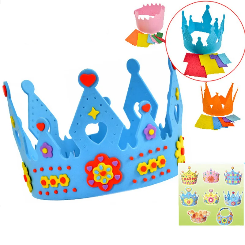 1PC Baby Happy Birthday Party Crown Hats Children Party Decorate Hat Kindergarten DIY Creative Materials Package Handcraft Prop
1PC Baby Happy Birthday Party Crown Hats Children Party Decorate Hat Kindergarten DIY Creative Materials Package Handcraft Prop