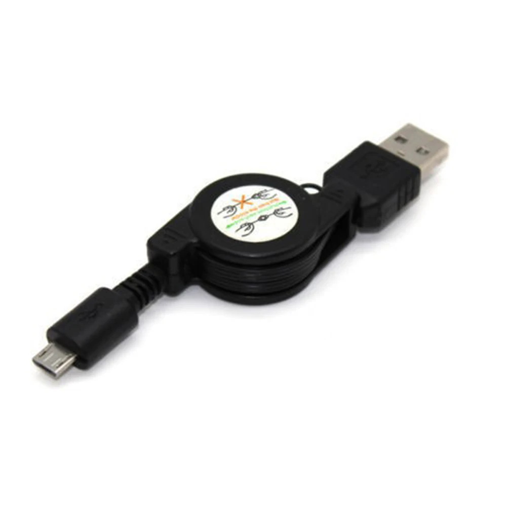 Flexible Retractable Micro USB A to USB 2.0 B Male Cable Micro USB Data Sync Charger Cables for Android system cell phones #1106
Flexible Retractable Micro USB A to USB 2.0 B Male Cable Micro USB Data Sync Charger Cables for Android system cell phones #1106