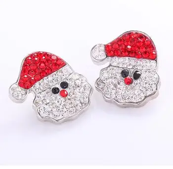10Pcs/lot Crystal Rhinestone Snap Christmas Santa Claus 18mm metal Snap Button For Bracelet Watches women female DIY jewelry
10Pcs/lot Crystal Rhinestone Snap Christmas Santa Claus 18mm metal Snap Button For Bracelet Watches women female DIY jewelry