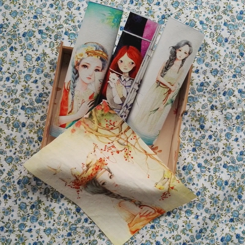 15*20cm bird cherry girl digital printing patchwork hand cloth 100% cotton hand DIY fabric for sewing patchwork home decoration
15*20cm bird cherry girl digital printing patchwork hand cloth 100% cotton hand DIY fabric for sewing patchwork home decoration