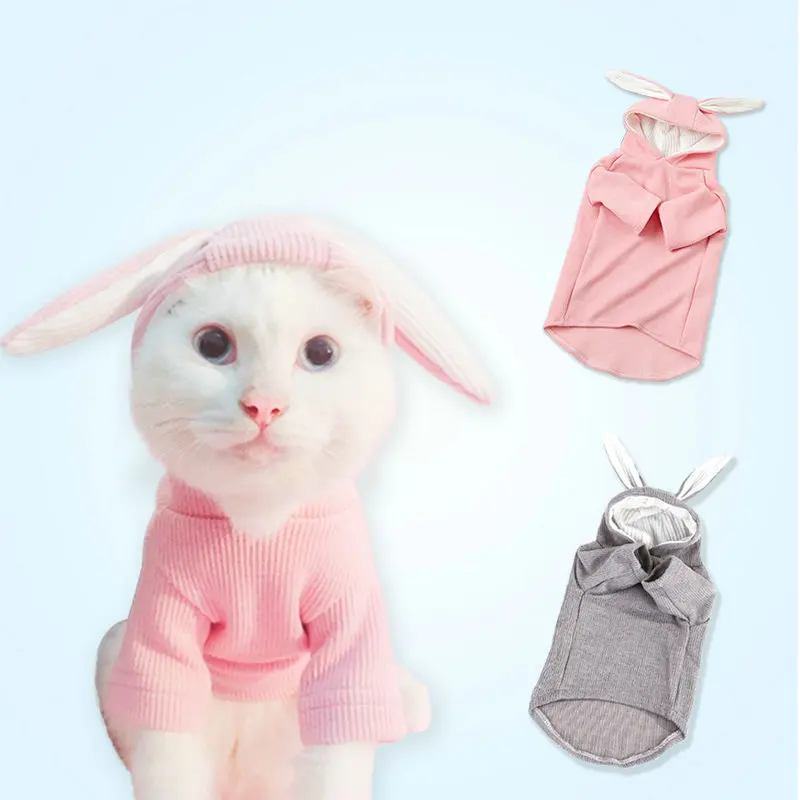 Cute Rabbit Ear Cat Small Dog Hoodies Soft Knitwear Puppy Kitten Bulldog Thin Sweater Bunny Ear Costume Cat Hoody Pet Clothes
Cute Rabbit Ear Cat Small Dog Hoodies Soft Knitwear Puppy Kitten Bulldog Thin Sweater Bunny Ear Costume Cat Hoody Pet Clothes