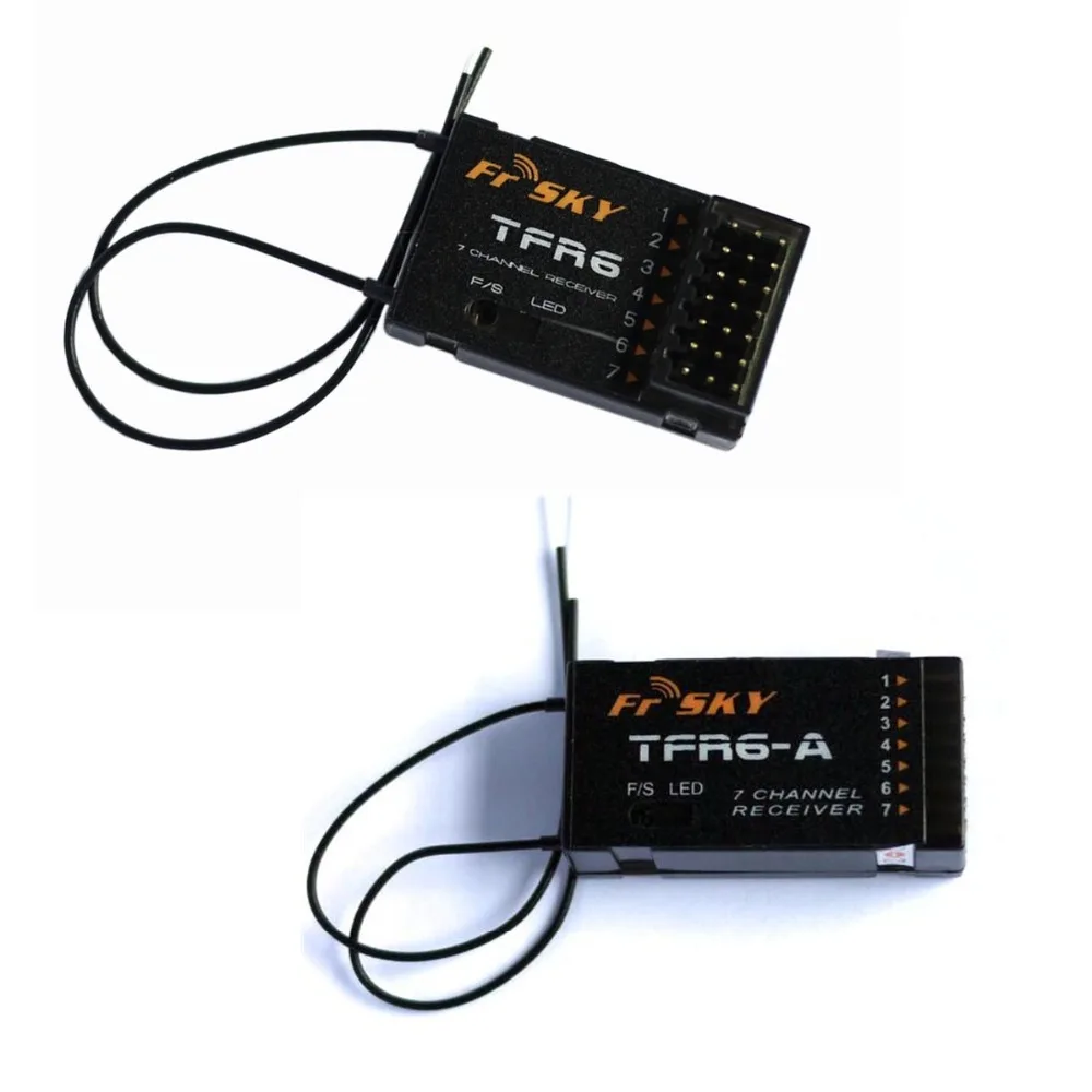 FrSky TFR6/TFR6-A 7ch 2.4G receiver compatible with Futaba FASST FrSky TF module
FrSky TFR6/TFR6-A 7ch 2.4G receiver compatible with Futaba FASST FrSky TF module
