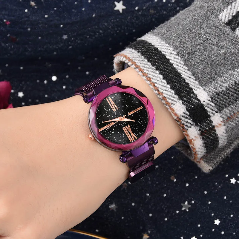 1 Pcs Women Wrist Quartz Watch Fashion Starry Sky with Alloy Strap Magnetic Buckle TH36
1 Pcs Women Wrist Quartz Watch Fashion Starry Sky with Alloy Strap Magnetic Buckle TH36