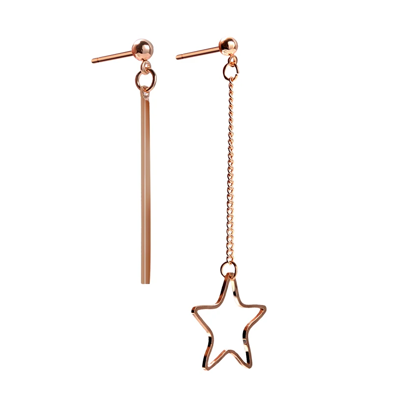SUKI pendientes mujer moda 2018 Hanging Star Earrings Long Stick Piercing Ear Jewelry Dangle Drop Asymmetrical Women Earring
SUKI pendientes mujer moda 2018 Hanging Star Earrings Long Stick Piercing Ear Jewelry Dangle Drop Asymmetrical Women Earring