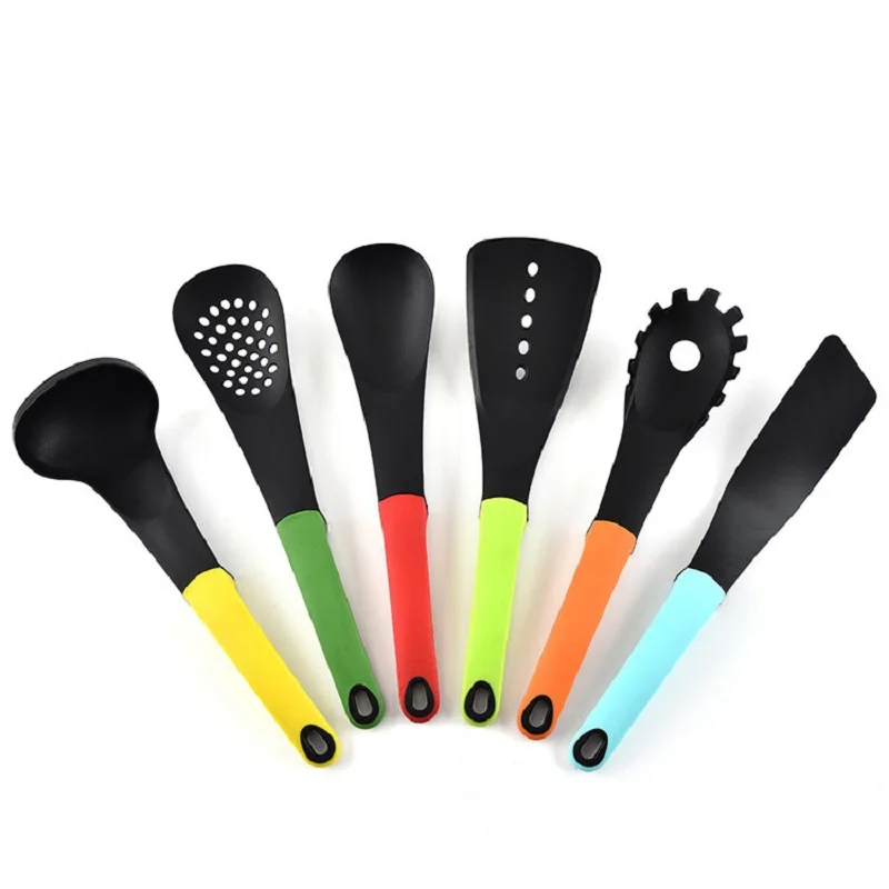 6 pcs/set Non-Stick Kitchen Cooking Utensils Set Nylon Kitchen Soup Spoon Shovel Spatula Colander Kit
6 pcs/set Non-Stick Kitchen Cooking Utensils Set Nylon Kitchen Soup Spoon Shovel Spatula Colander Kit